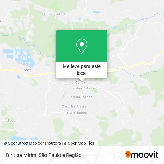 Biritiba Mirim mapa