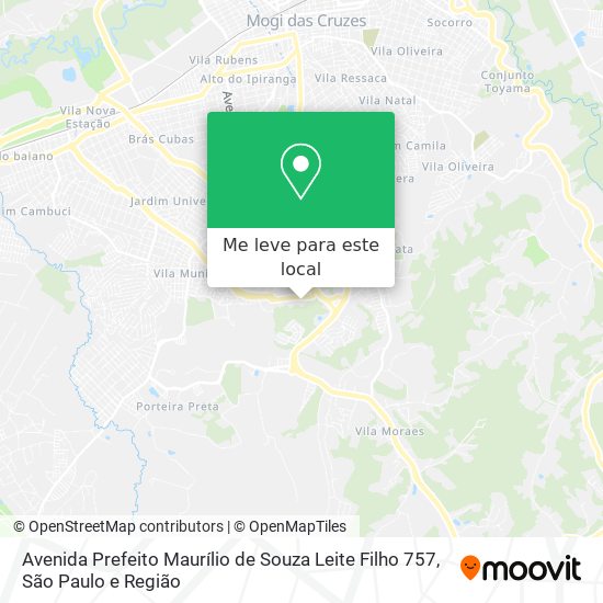Avenida Prefeito Maurílio de Souza Leite Filho 757 mapa