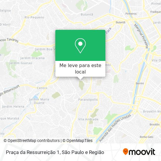 Praça da Ressurreição 1 mapa