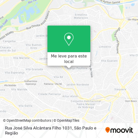 Rua José Silva Alcântara Filho 1031 mapa