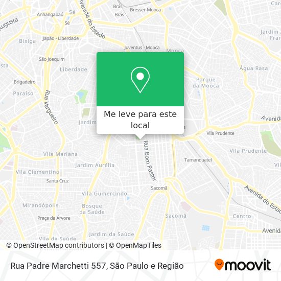 Rua Padre Marchetti 557 mapa