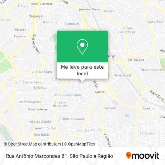 Rua Antônio Marcondes 81 mapa