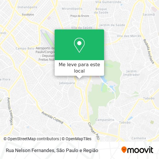 Rua Nelson Fernandes mapa