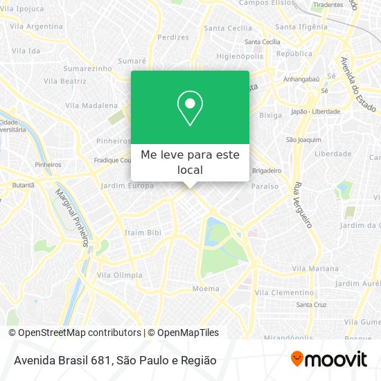 Avenida Brasil 681 mapa