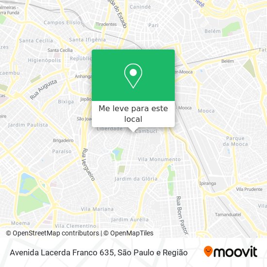 Avenida Lacerda Franco 635 mapa