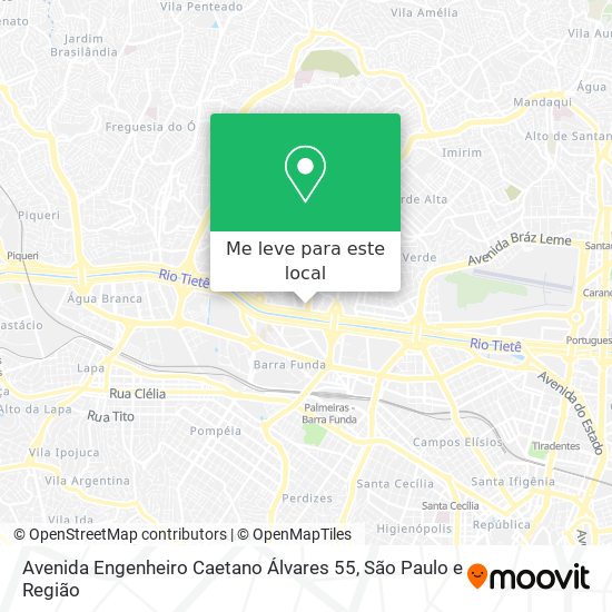 Avenida Engenheiro Caetano Álvares 55 mapa