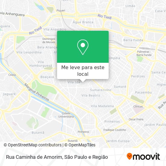 Rua Caminha de Amorim mapa