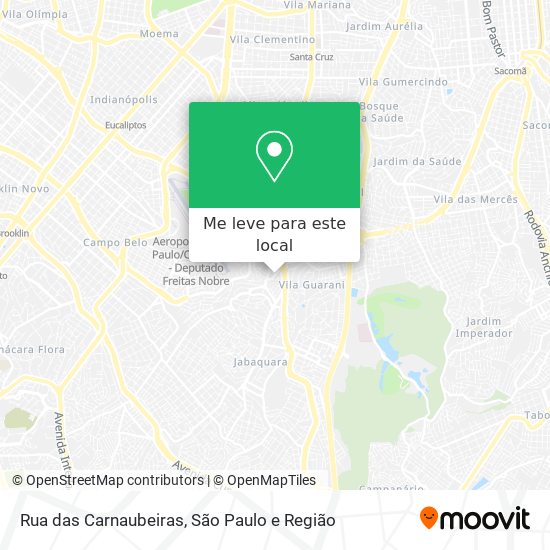 Rua das Carnaubeiras mapa