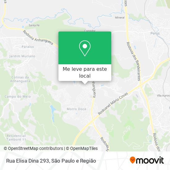 Rua Elisa Dina 293 mapa