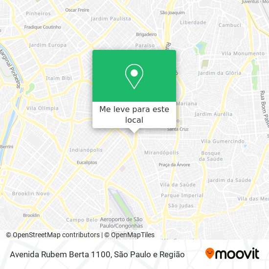 Avenida Rubem Berta 1100 mapa