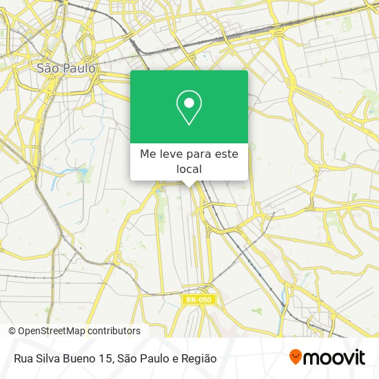 Rua Silva Bueno 15 mapa