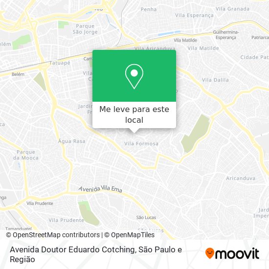 Avenida Doutor Eduardo Cotching mapa