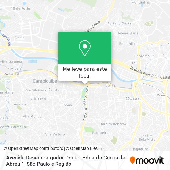 Avenida Desembargador Doutor Eduardo Cunha de Abreu 1 mapa