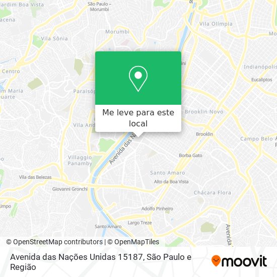 Avenida das Nações Unidas 15187 mapa
