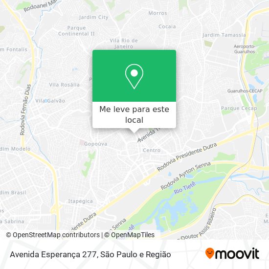 Avenida Esperança 277 mapa