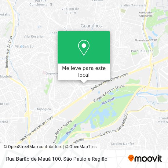 Rua Barão de Mauá 100 mapa