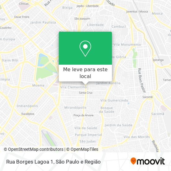 Rua Borges Lagoa 1 mapa