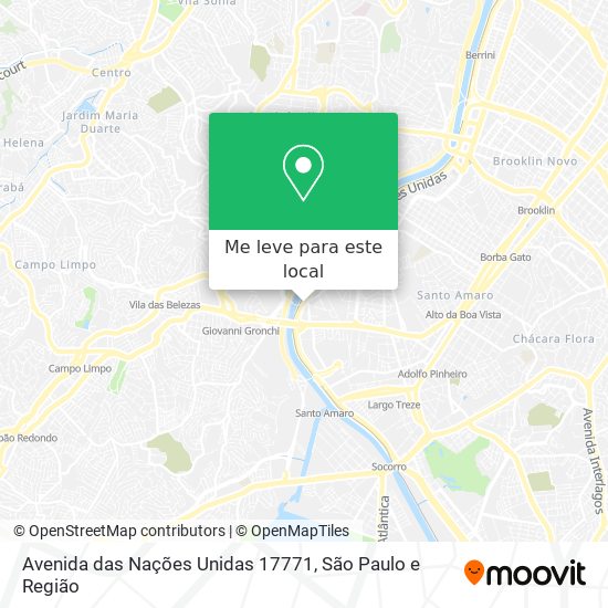 Avenida das Nações Unidas 17771 mapa