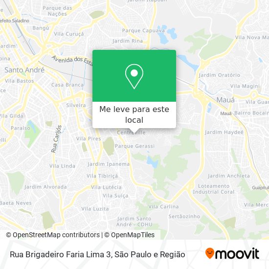 Rua Brigadeiro Faria Lima 3 mapa