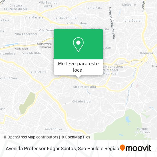 Avenida Professor Edgar Santos mapa