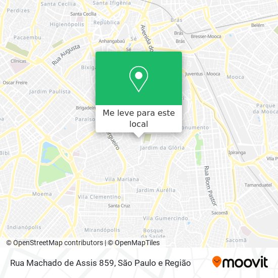 Rua Machado de Assis 859 mapa