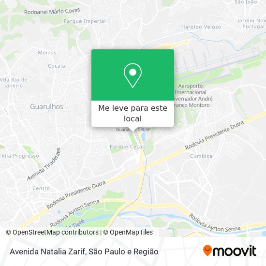 Avenida Natalia Zarif mapa
