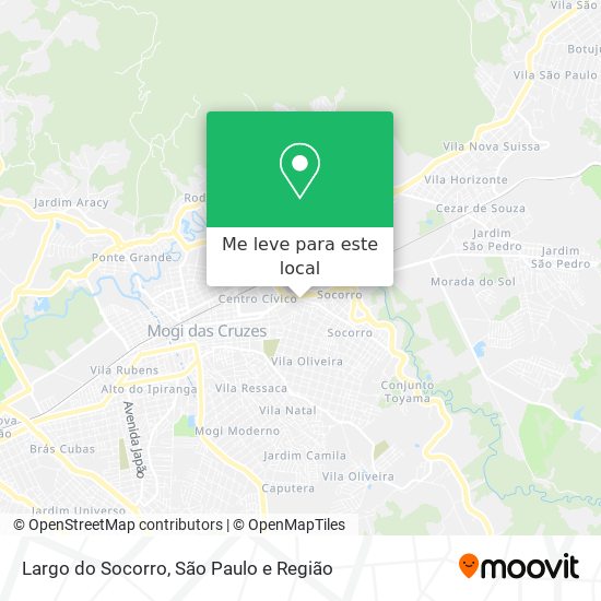Largo do Socorro mapa