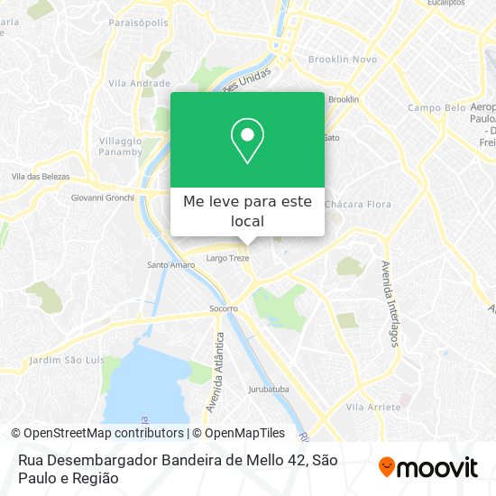 Rua Desembargador Bandeira de Mello 42 mapa