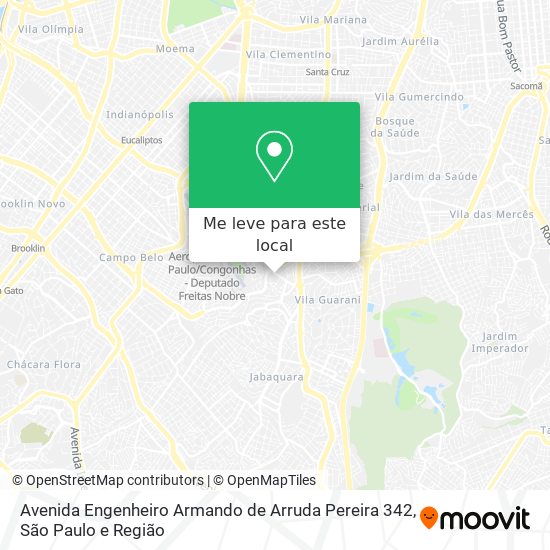 Avenida Engenheiro Armando de Arruda Pereira 342 mapa