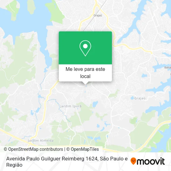 Avenida Paulo Guilguer Reimberg 1624 mapa