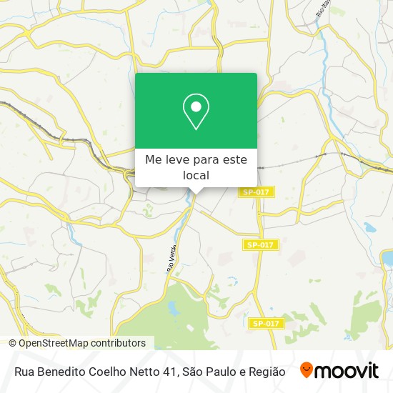 Rua Benedito Coelho Netto 41 mapa