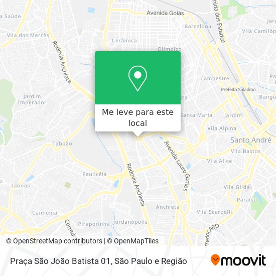 Praça São João Batista 01 mapa