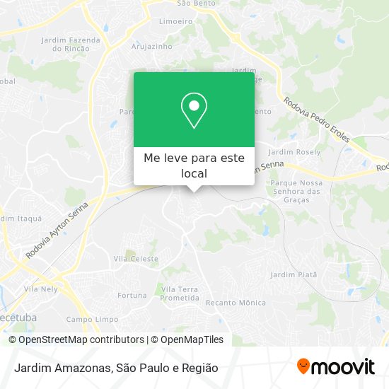 Jardim Amazonas mapa