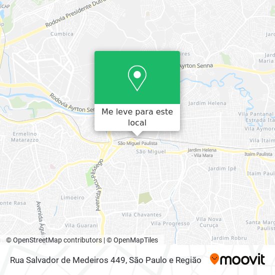 Rua Salvador de Medeiros 449 mapa