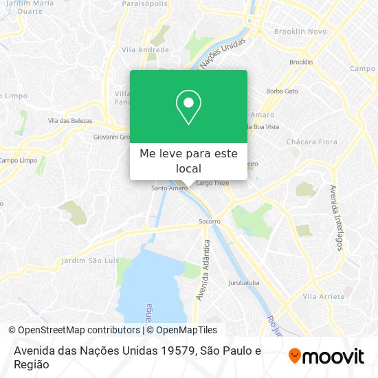 Avenida das Nações Unidas 19579 mapa