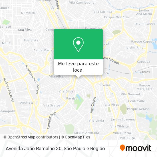 Avenida João Ramalho 30 mapa