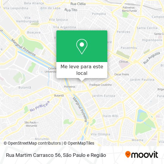 Rua Martim Carrasco 56 mapa