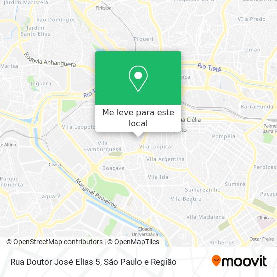 Rua Doutor José Elías 5 mapa