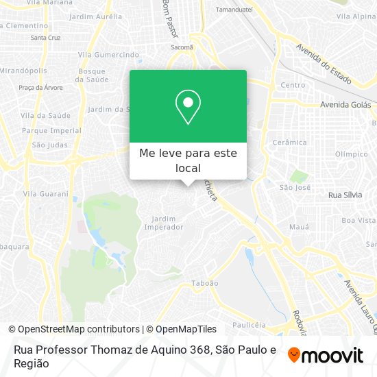 Rua Professor Thomaz de Aquino 368 mapa