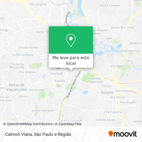 Calmon Viana mapa