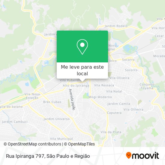 Rua Ipiranga 797 mapa