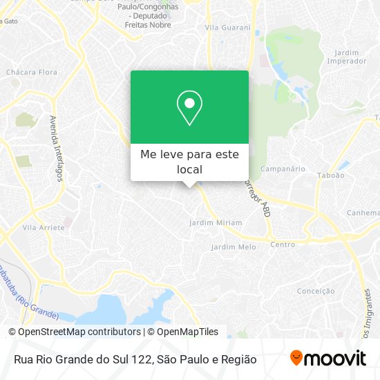 Rua Rio Grande do Sul 122 mapa