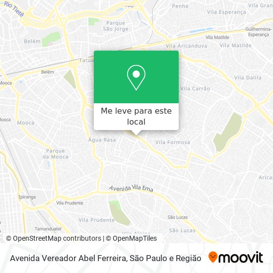 Avenida Vereador Abel Ferreira mapa