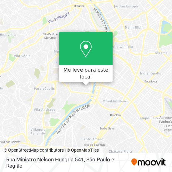 Rua Ministro Nélson Hungria 541 mapa