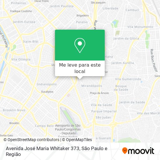 Avenida José Maria Whitaker 373 mapa