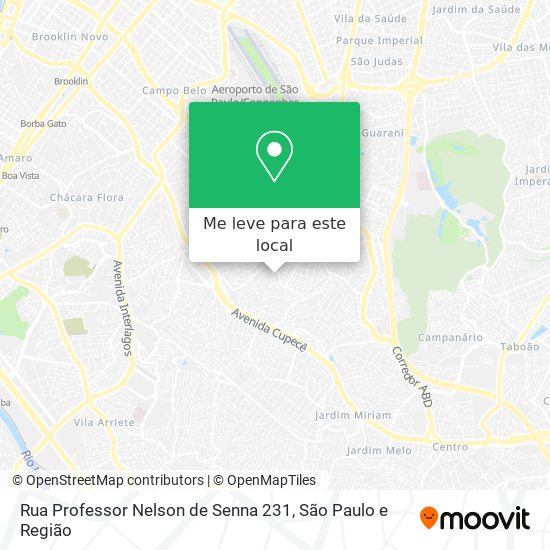 Rua Professor Nelson de Senna 231 mapa