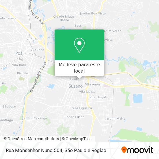 Rua Monsenhor Nuno 504 mapa