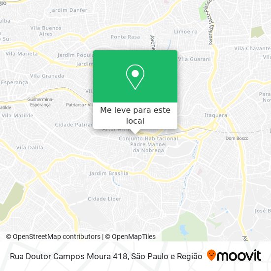 Rua Doutor Campos Moura 418 mapa