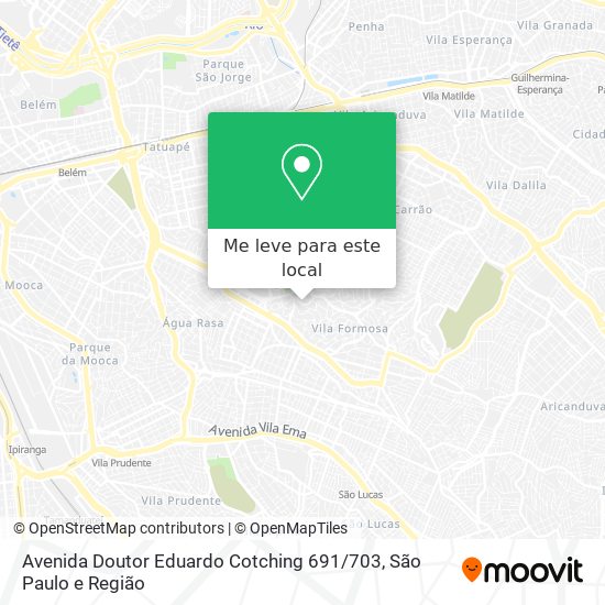 Avenida Doutor Eduardo Cotching 691 / 703 mapa