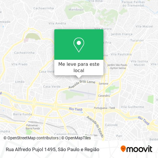 Rua Alfredo Pujol 1495 mapa